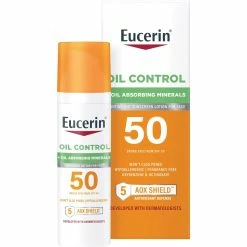 Eucerin Sun Oil Control SPF 50 Face Lotion 2.5 Oz.