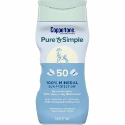 Coppertone Pure And Simple SPF 50 Lotion 6 Oz.