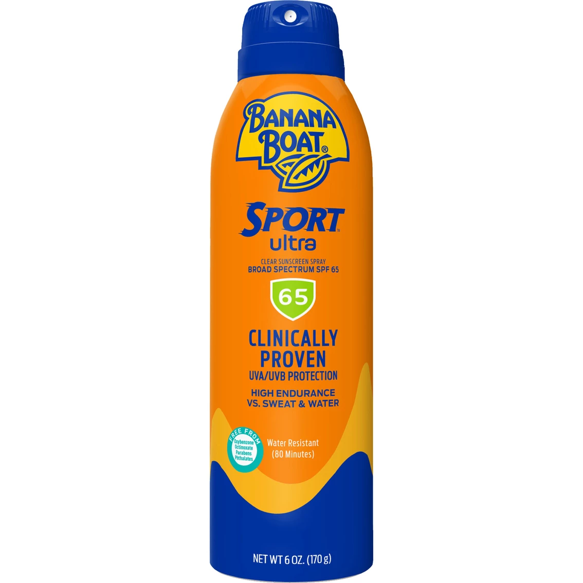 Banana Boat Sport Ultra SPF 65 Sunscreen Spray 6 Oz.