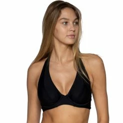 Lavish Underwire Sea Halter Top