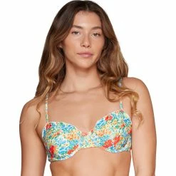 Damsel Juniors Ruffle Trim Underwire Bikini Swim Top