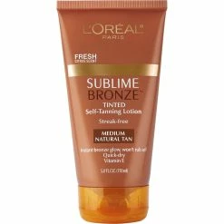 L'Oreal Sublime Bronze Tinted Self Tanning Lotion 5 Oz.