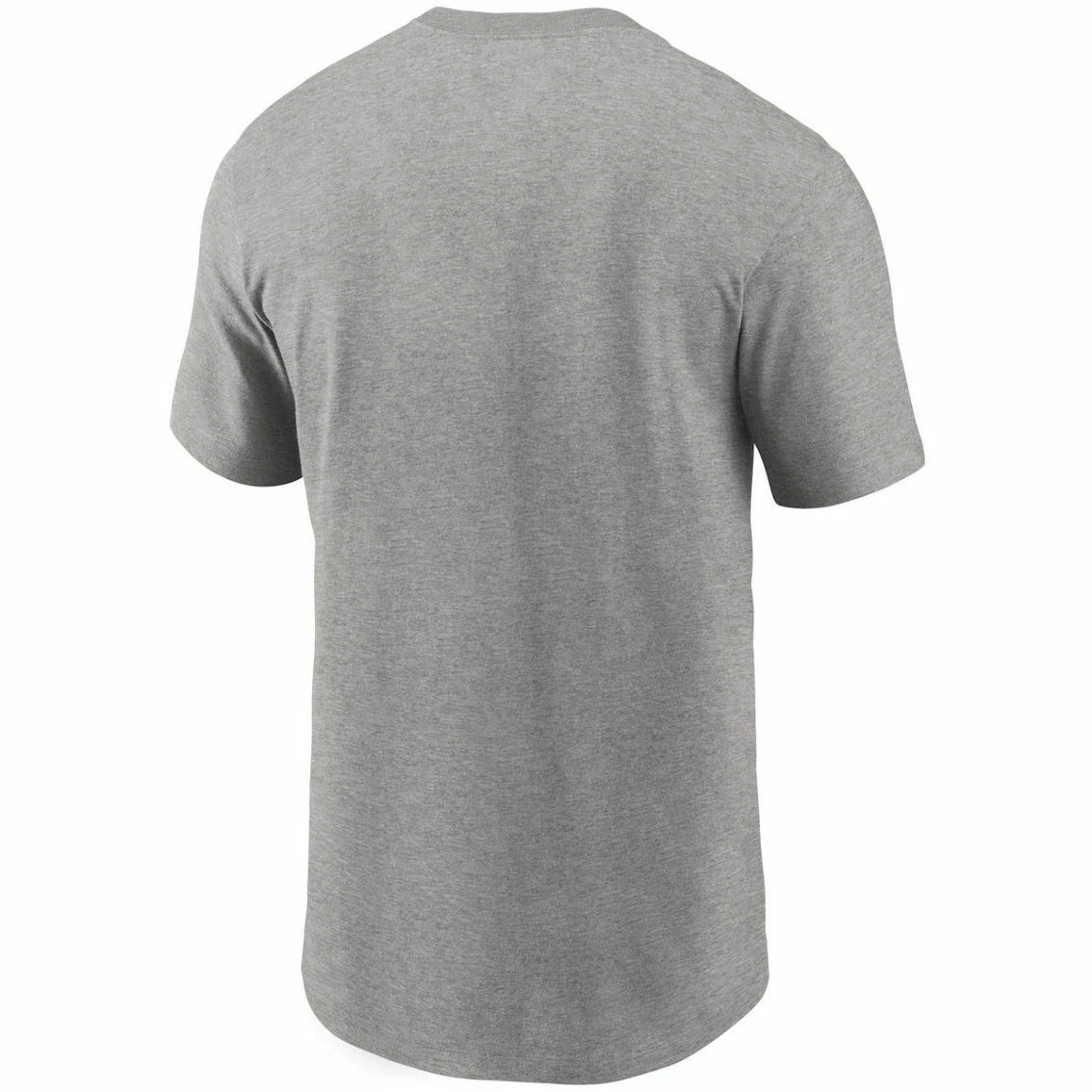 Nike Men's Heathered Gray Detroit Lions Primary Logo T-Shirt - Image 4