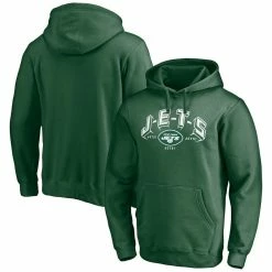 Fanatics Branded Men's Green New York Jets Hometown Collection Fitted Pullover Hoodie