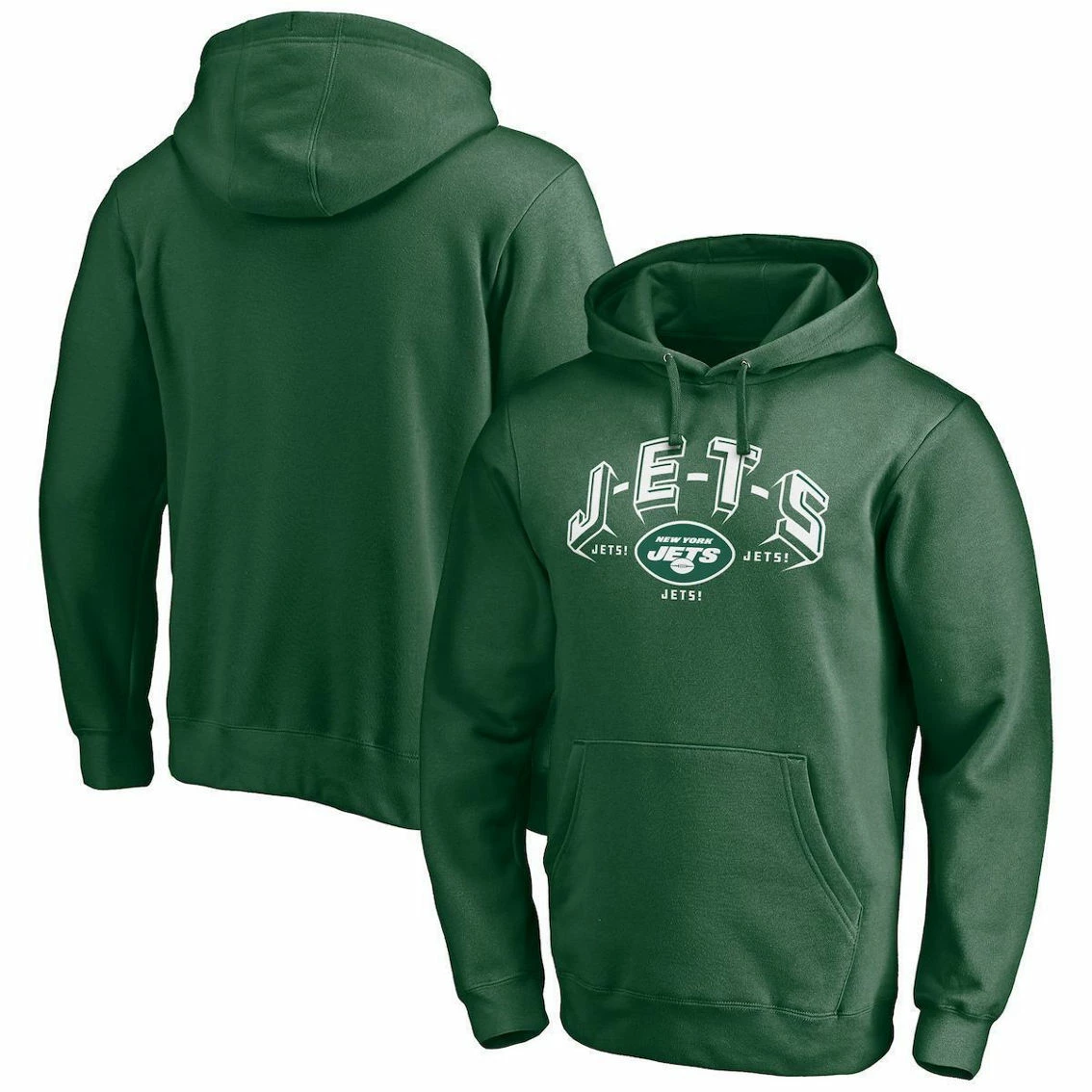 Fanatics Branded Men's Green New York Jets Hometown Collection Fitted Pullover Hoodie - Image 2