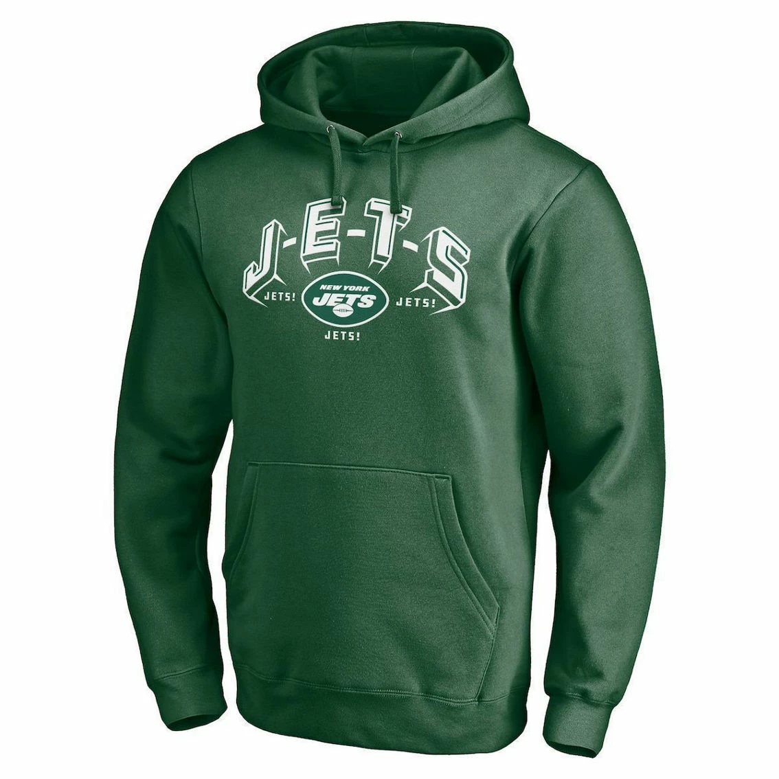 Fanatics Branded Men's Green New York Jets Hometown Collection Fitted Pullover Hoodie - Image 3