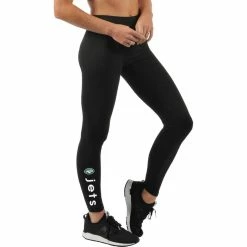 G-III 4Her By Carl Banks Women's Black New York Jets Team Season Leggings