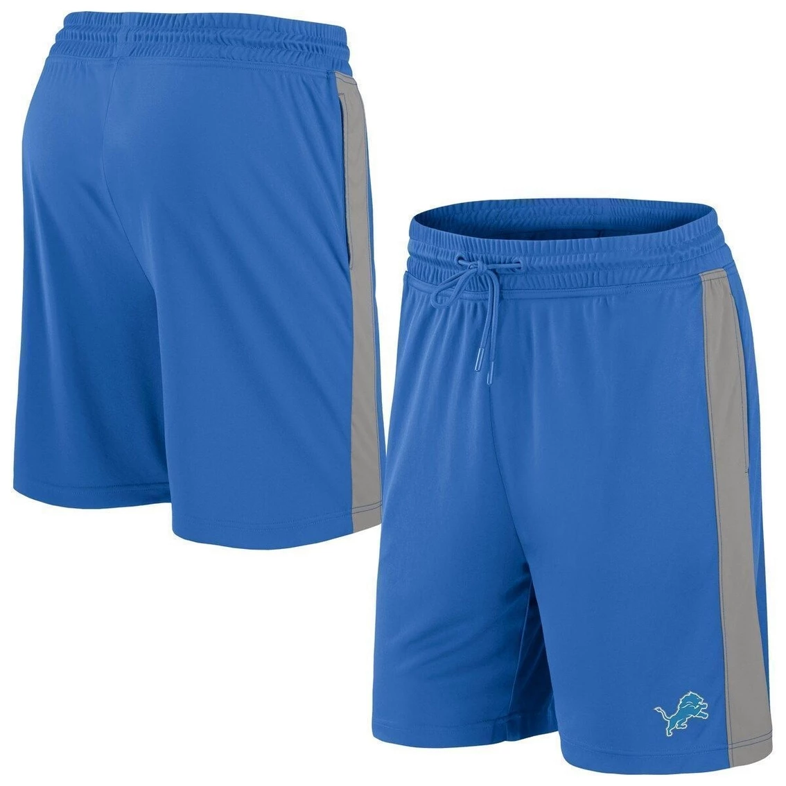 Men's Fanatics Branded Blue Detroit Lions Break It Loose Shorts - Image 2