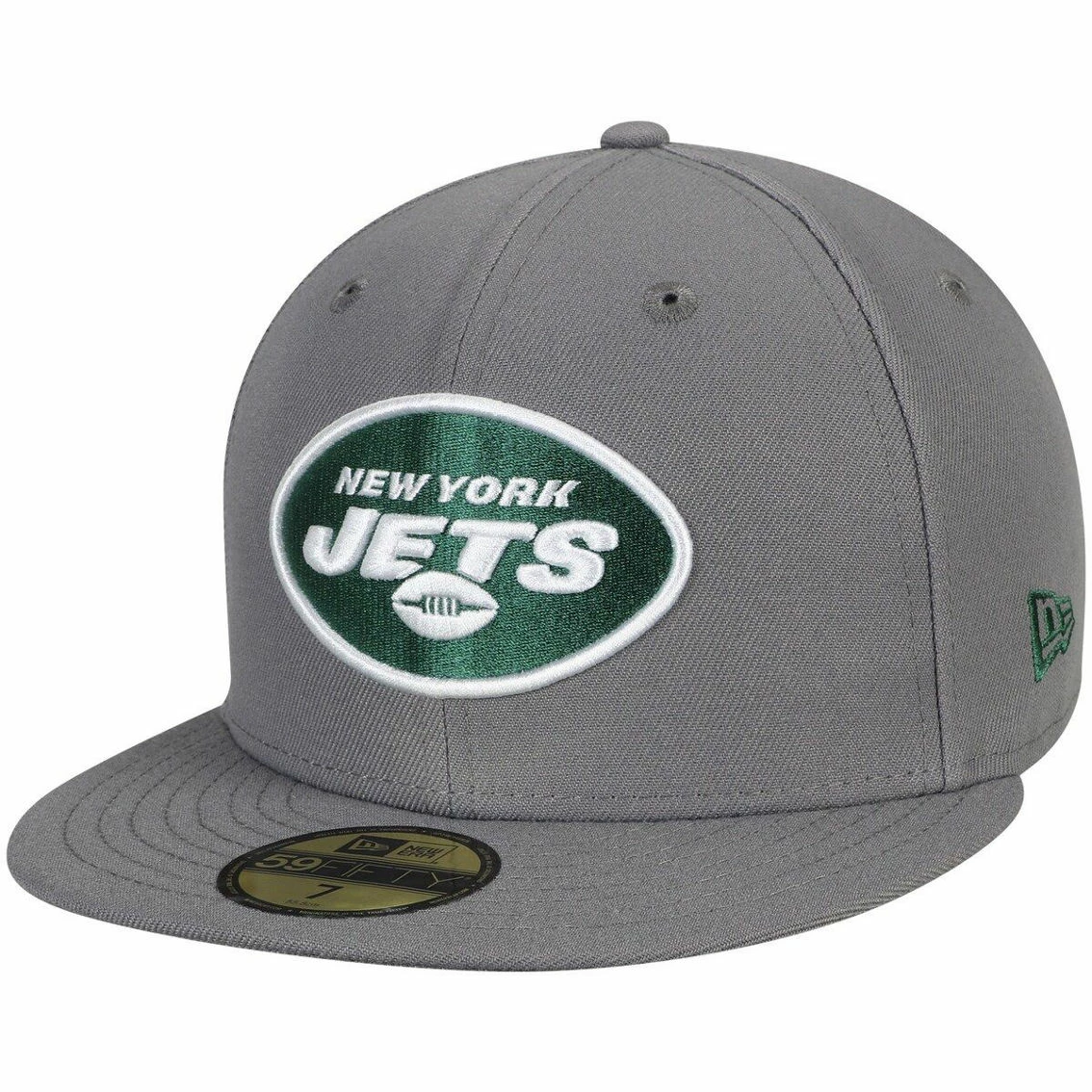 New Era Men's Graphite New York Jets Storm 59FIFTY Fitted Hat