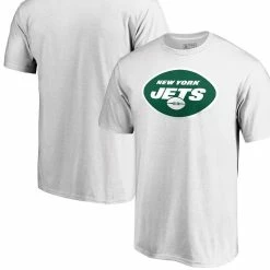 Fanatics Branded Men's White New York Jets Big & Tall Primary Logo T-Shirt