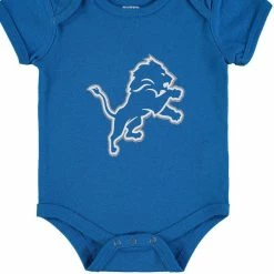 Outerstuff Newborn & Infant Blue Detroit Lions Team Logo Bodysuit