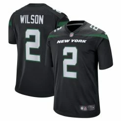 Nike Men's Zach Wilson Black New York Jets Alternate Game Jersey