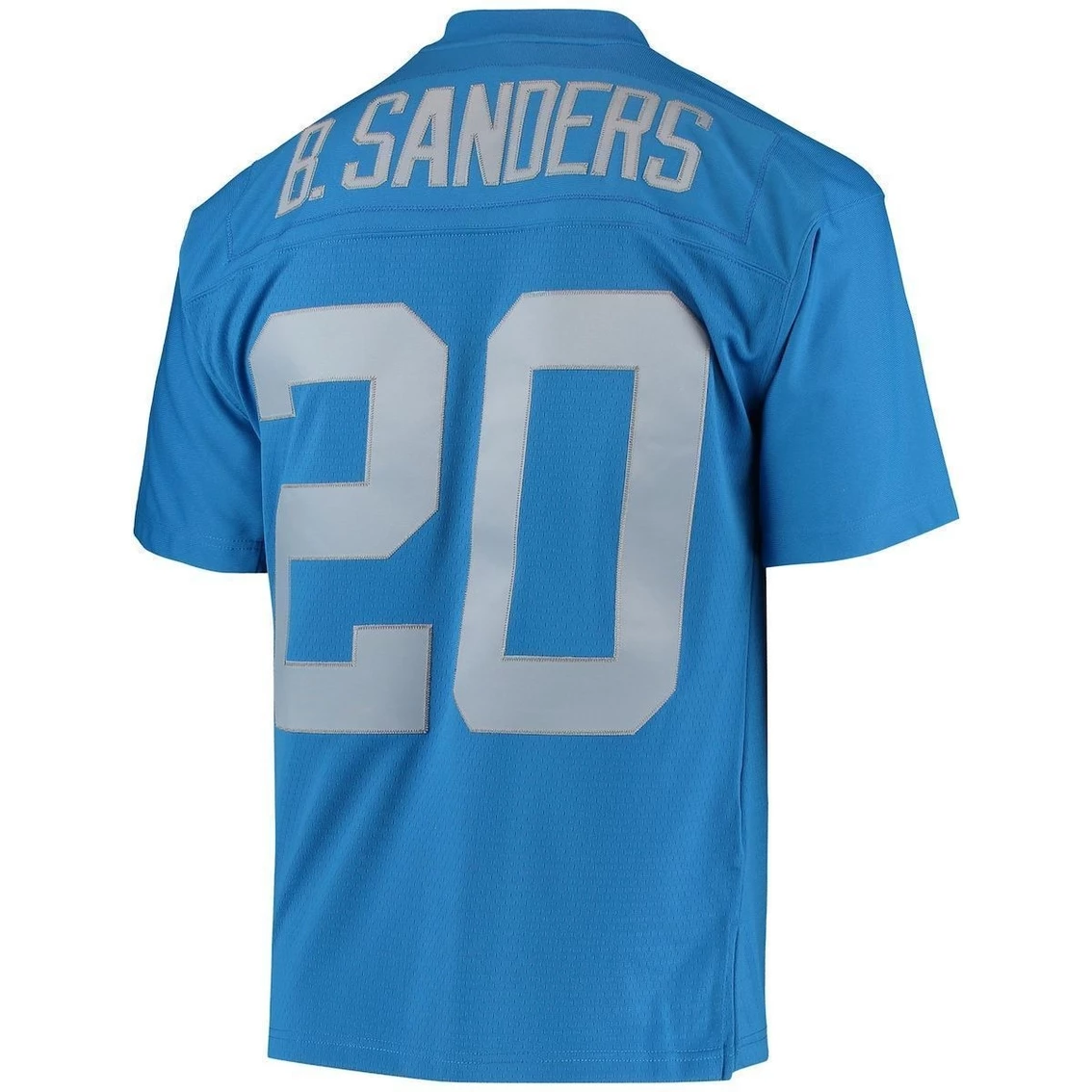 Mitchell & Ness Men's Barry Sanders Blue Detroit Lions 1994 Legacy Replica Jersey - Image 4