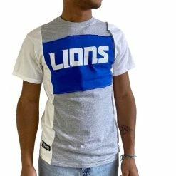 Refried Apparel Men's Heather Gray Detroit Lions Sustainable Split T-Shirt