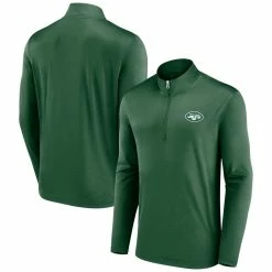 Fanatics Branded Men's Green New York Jets Underdog Quarter-Zip Jacket