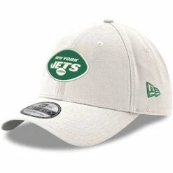 New Era Men's White New York Jets Iced II 39THIRTY Flex Hat