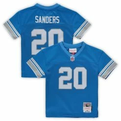 Mitchell & Ness Preschool Barry Sanders Blue Detroit Lions 1996 Retired Legacy Jersey