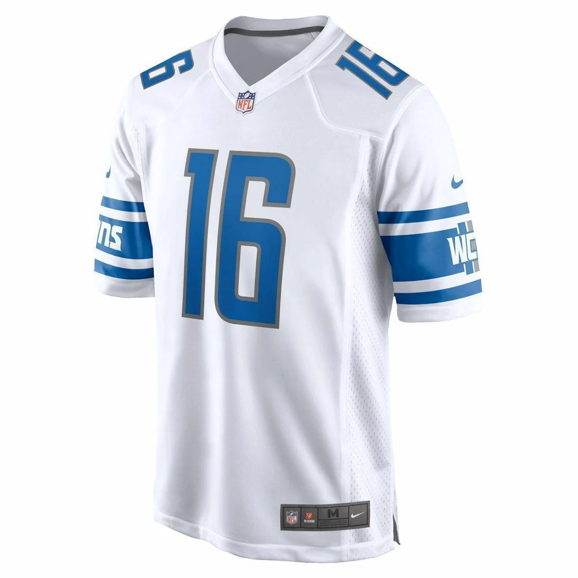 Nike Men's Jared Goff White Detroit Lions Team Game Jersey - Image 3