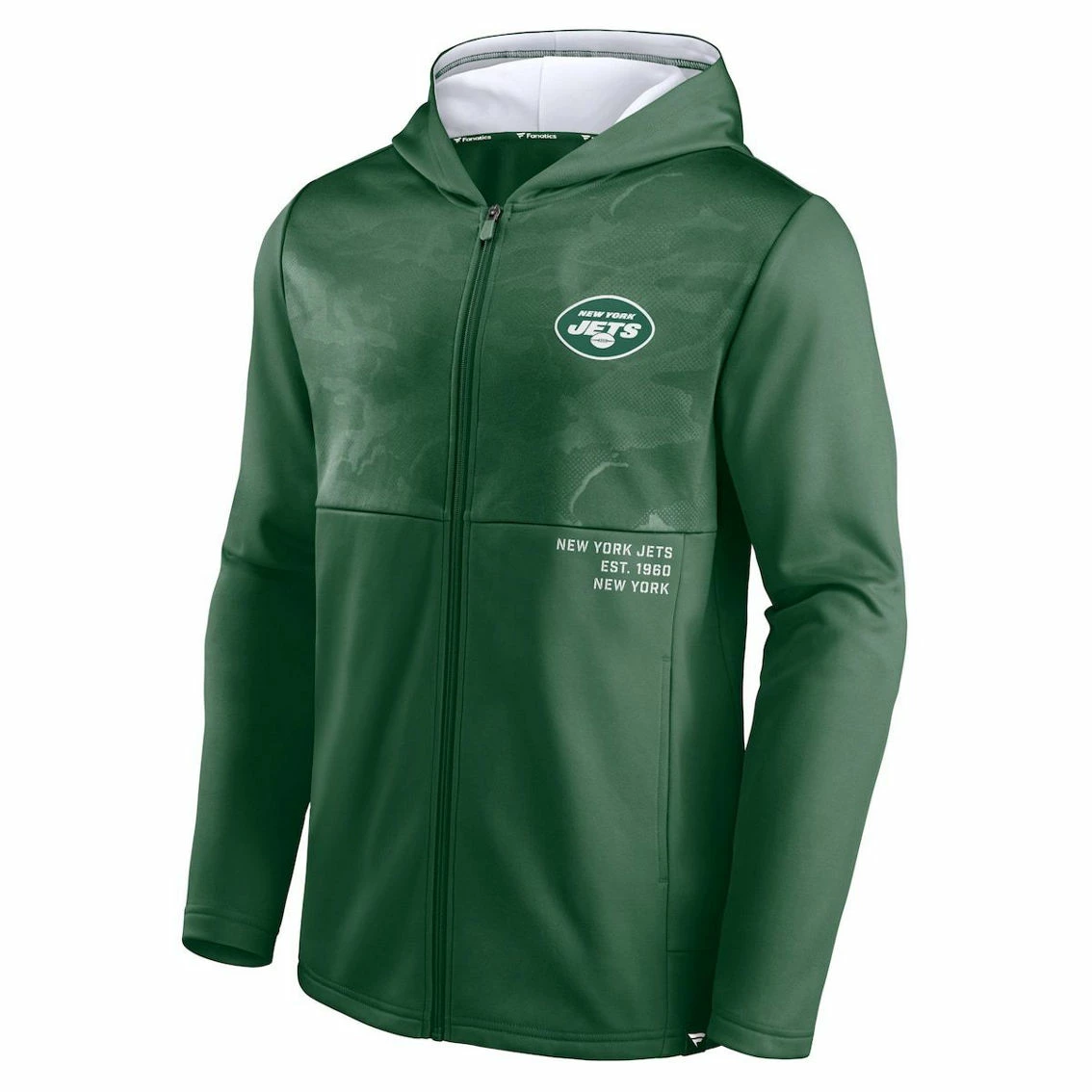 Fanatics Branded Men's Green New York Jets Defender Full-Zip Hoodie Jacket - Image 3