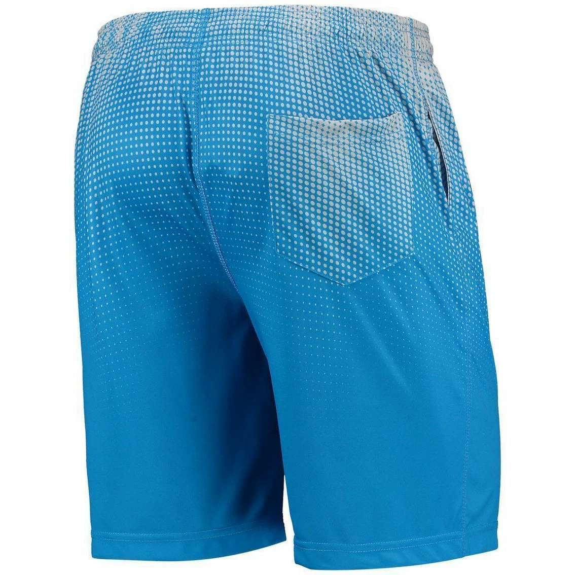 FOCO Men's Blue/Silver Detroit Lions Pixel Gradient Training Shorts - Image 4