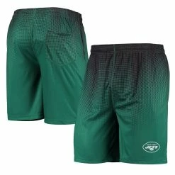 FOCO Men's Green/Black New York Jets Pixel Gradient Training Shorts