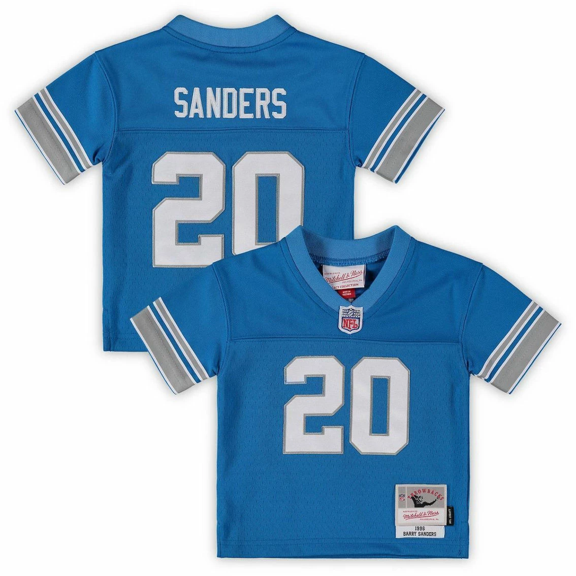 Mitchell & Ness Infant Barry Sanders Blue Detroit Lions 1996 Retired Legacy Jersey