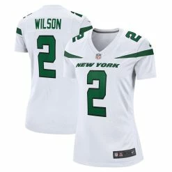 Nike Women's Zach Wilson White New York Jets Game Jersey