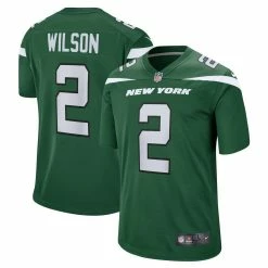 Nike Men's Zach Wilson Gotham Green New York Jets Game Jersey