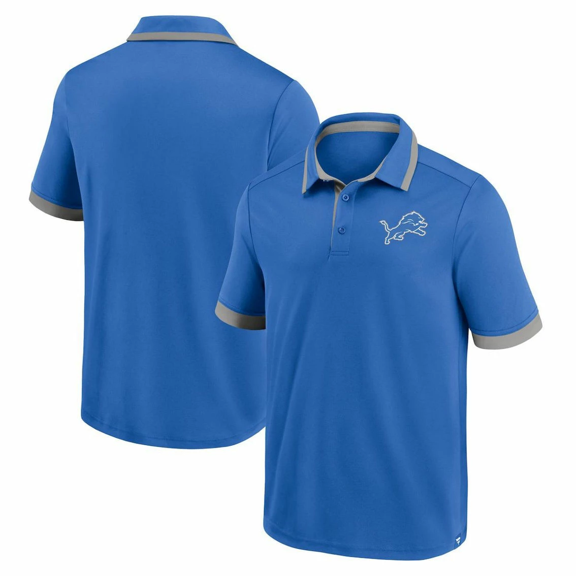 Fanatics Branded Men's Blue Detroit Lions Tipped Polo