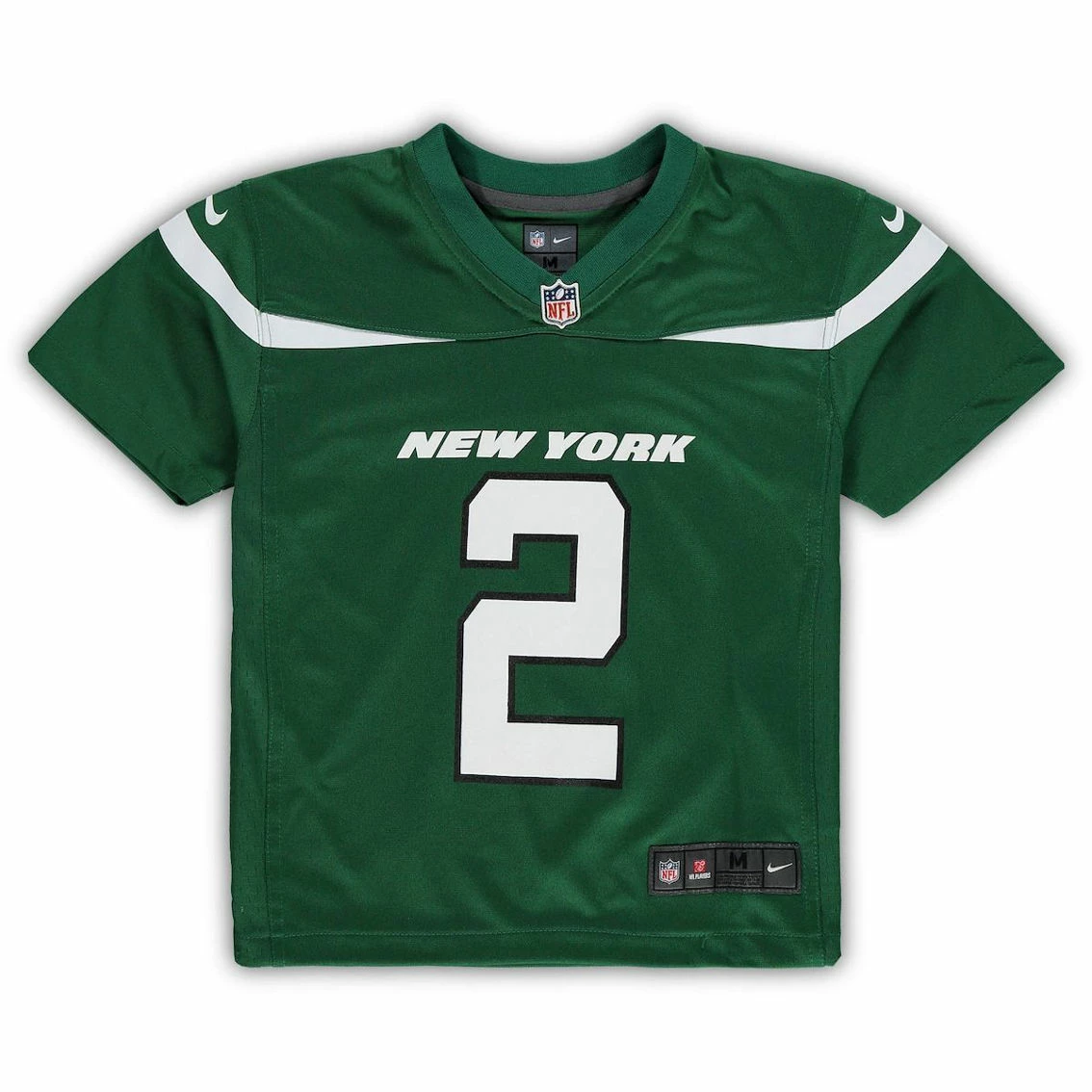 Nike Preschool Zach Wilson Gotham Green New York Jets Game Jersey - Image 3