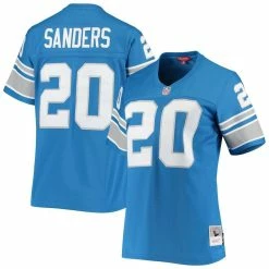 Mitchell & Ness Women's Barry Sanders Blue Detroit Lions 1996 Legacy Replica Jersey