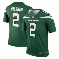 Nike Men's Zach Wilson Gotham Green New York Jets Legend Jersey