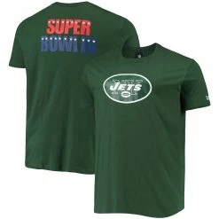 New Era Men's Green New York Jets Patch Up Collection Super Bowl III T-Shirt