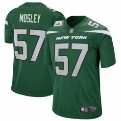 Nike Men's C.J. Mosley Gotham Green New York Jets Game Player Jersey