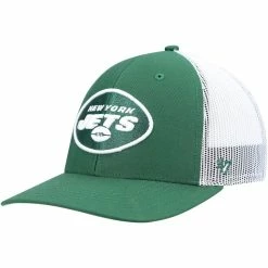 '47 Men's Green/White New York Jets Trucker Snapback Hat