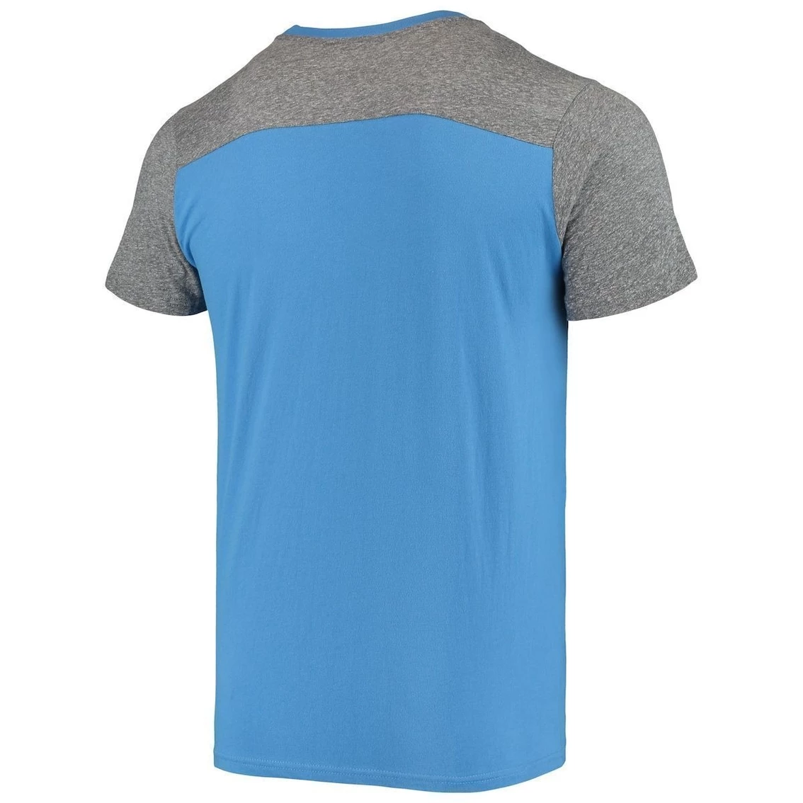 Majestic Threads Men's Threads Blue/Gray Detroit Lions Field Goal Slub T-Shirt - Image 4