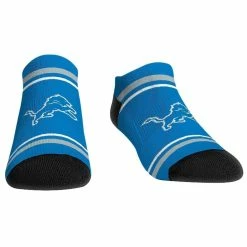 Rock Em Socks Detroit Lions Logo Lines Ankle Socks