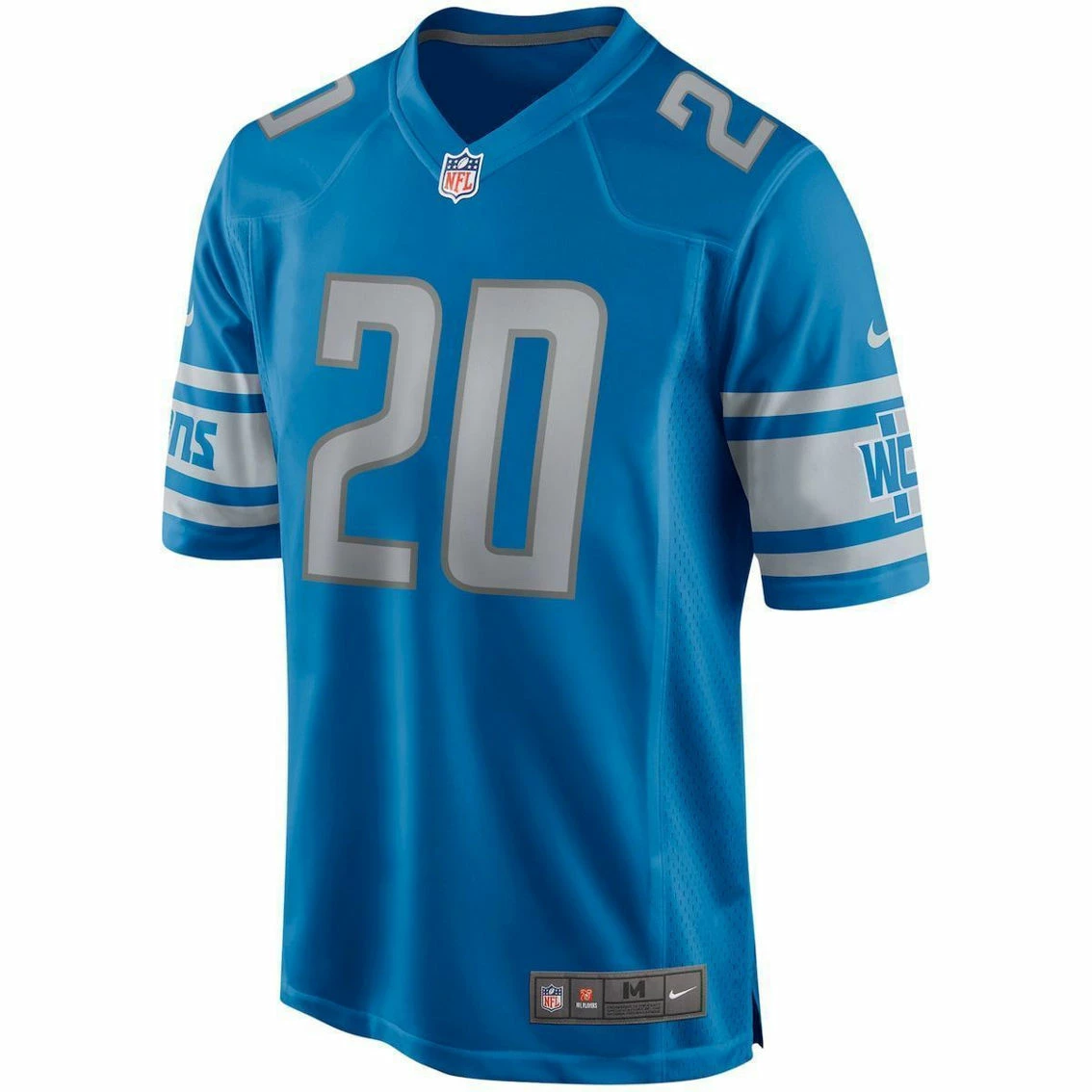 Nike Men's Billy Sims Blue Detroit Lions Game Retired Player Jersey - Image 3