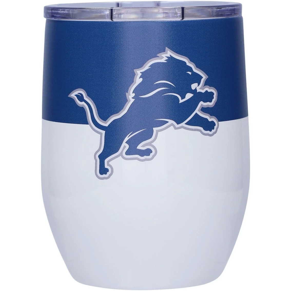 Logo Brands Detroit Lions 16oz. Colorblock Stainless Steel Curved Tumbler - Image 2