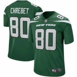 Nike Men's Wayne Chrebet Gotham Green New York Jets Game Retired Player Jersey
