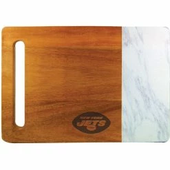 The Memory Company New York Jets Cutting & Serving Board With Faux Marble