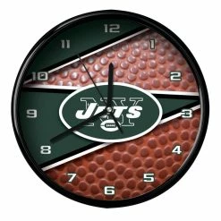 The Memory Company New York Jets 12'' Football Clock