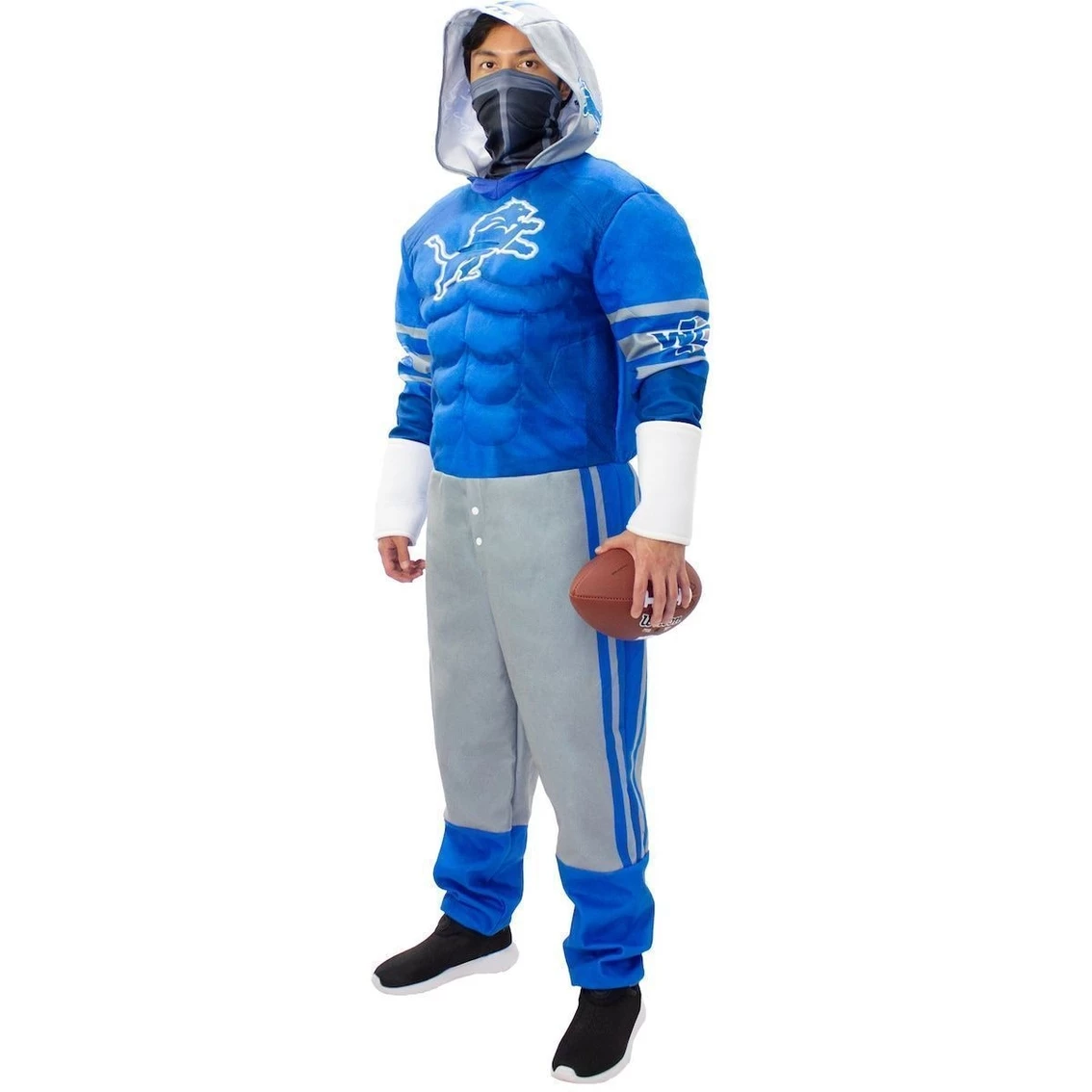 Jerry Leigh Men's Blue Detroit Lions Game Day Costume - Image 3