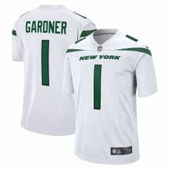 Nike Men's Ahmad Sauce Gardner White New York Jets Player Game Jersey