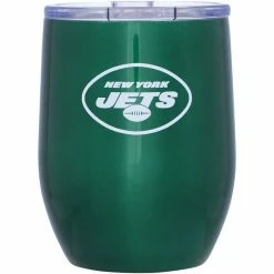 Logo Brands New York Jets 16oz. Game Day Stainless Curved Tumbler