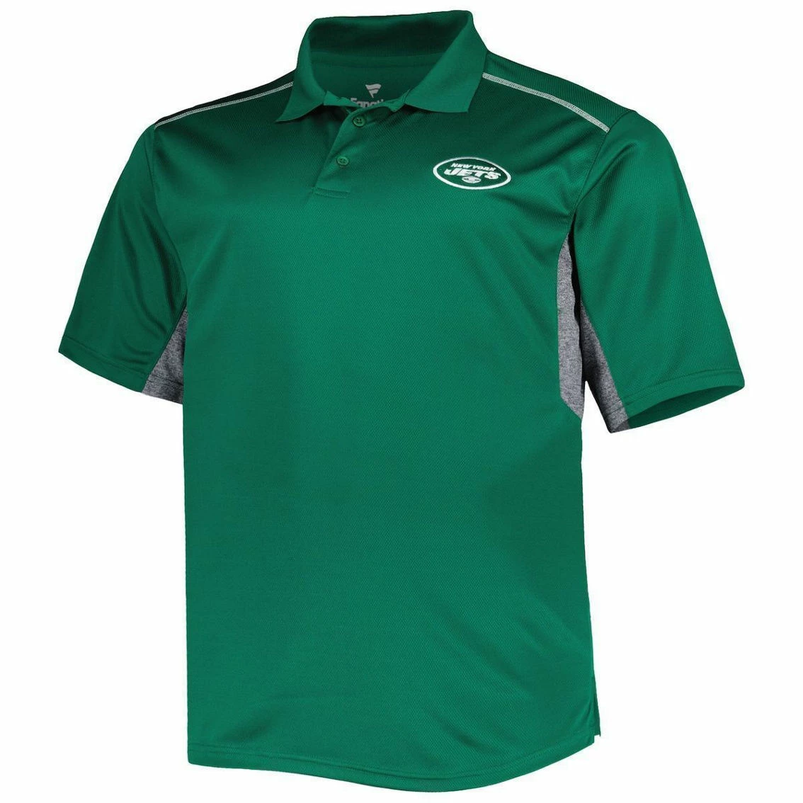 Profile Men's Green New York Jets Big & Tall Team Color Polo - Image 3