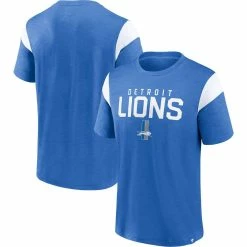 Fanatics Branded Men's Blue Detroit Lions Home Stretch Team T-Shirt