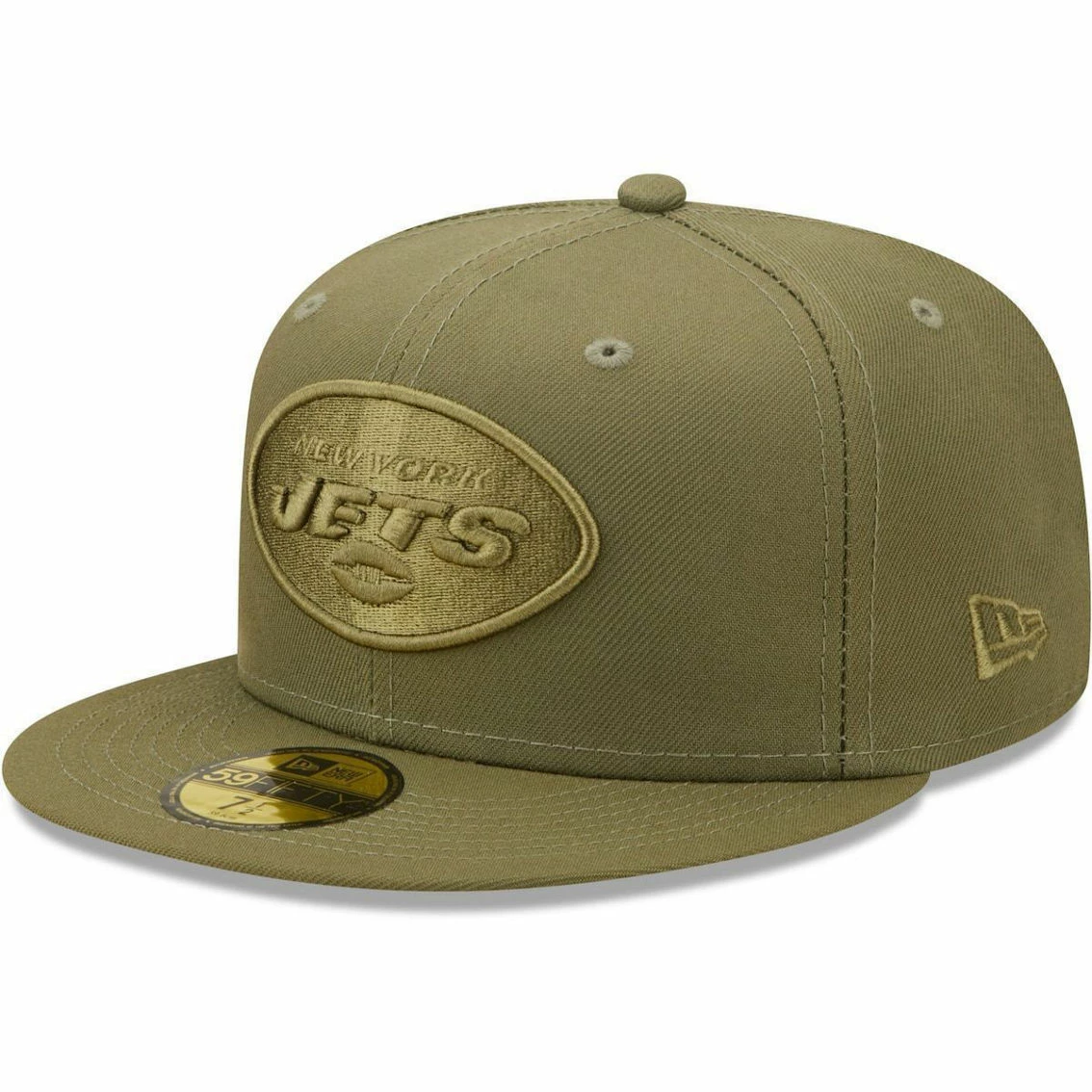 New Era Men's Olive New York Jets Color Pack 59FIFTY Fitted Hat - Image 2