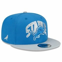 New Era X Staple Men's Blue/Gray Detroit Lions NFL X Collection 9FIFTY Snapback Adjustable Hat
