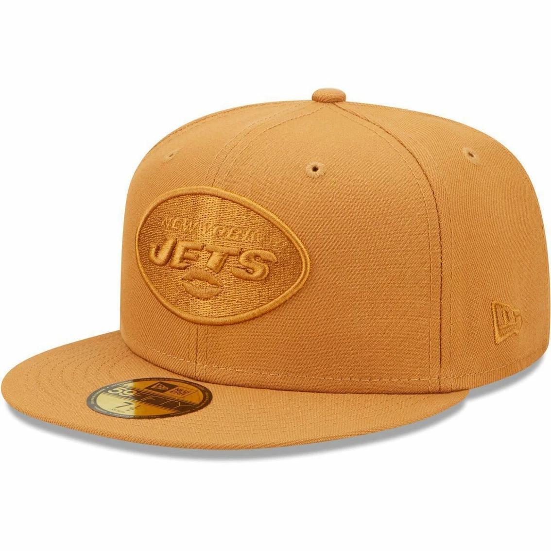 New Era Men's Brown New York Jets Team Color Pack 59FIFTY Fitted Hat